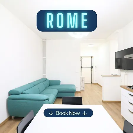 Apartmán Elegant Chic - Center 10 Min, Ac, Wifi, Metro 1min Řím
